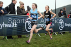 Inter District under-15 girls, 2018 Simplyhealth Great Edinburgh International XCountry. Photo: David T. Hewitson/Sports for All Pics